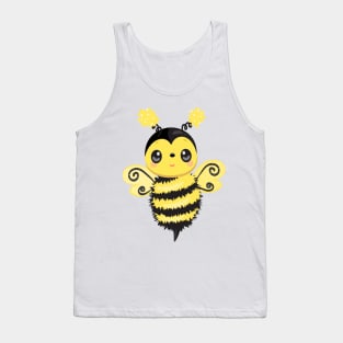 Cute Fuzzy Wuzzy Bumblebee Tank Top